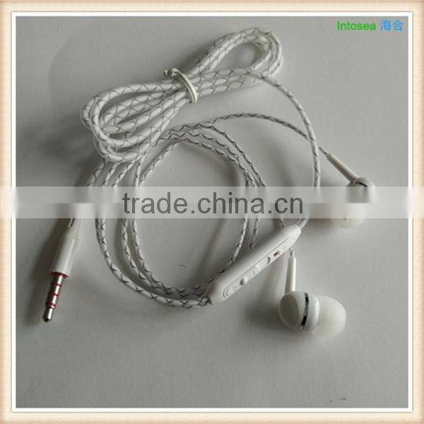 Cool design snake texture earphones china wholesale for mobile phones