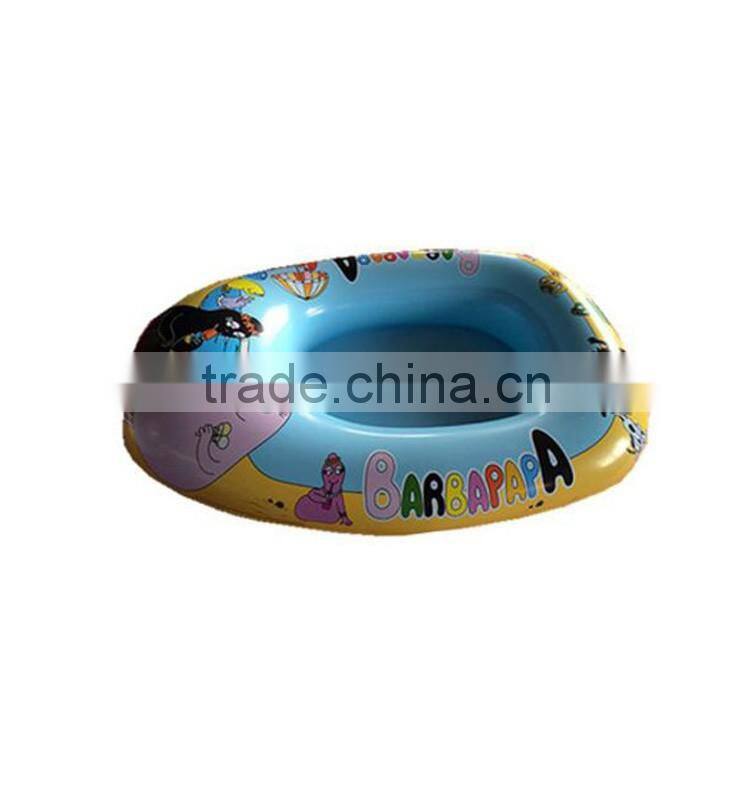 Mini inflatable fish boat seat for baby