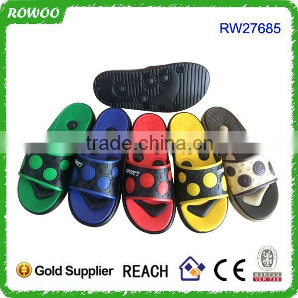 Custom made slippers brand name, non slip shower slippers,latest ladies pvc slipper designs