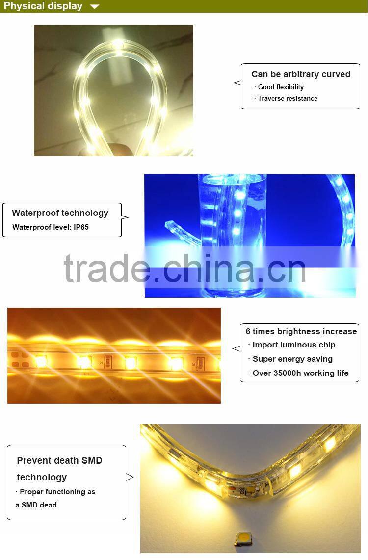 High Lumens 60led 3000K 5050 led strip Light