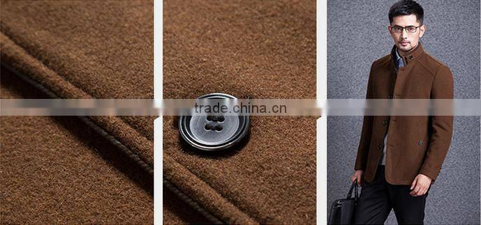 The spring and autumn period and the new men's windbreaker business men's wear brand cashmere cloth coat
