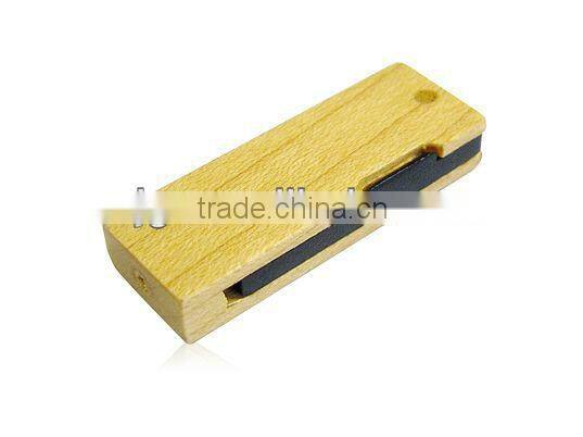 New&latest Design Wooden Peg USB with Logo Printing