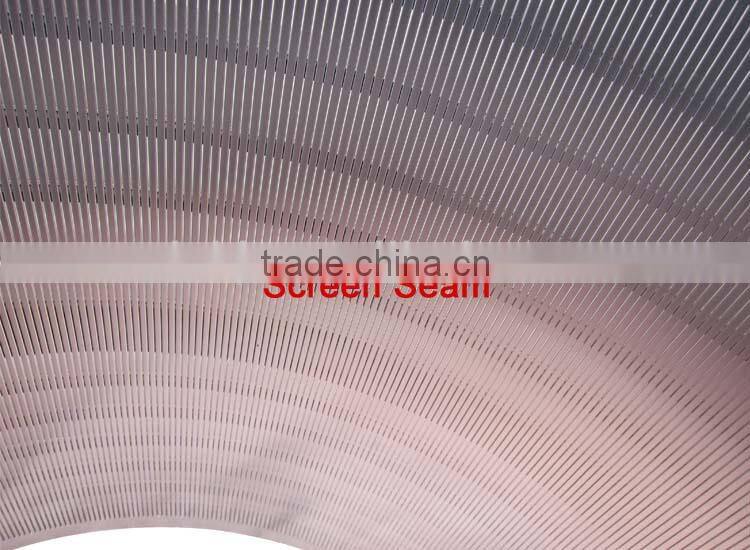 Waste paper making equipment screen basket for pressure screen