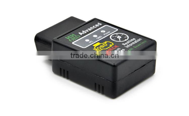 Hot selling ELM327 Bluetooth OBDII CAN BUS Engine HH 327 Bluetooth Auto Scanner ECU Code Reader