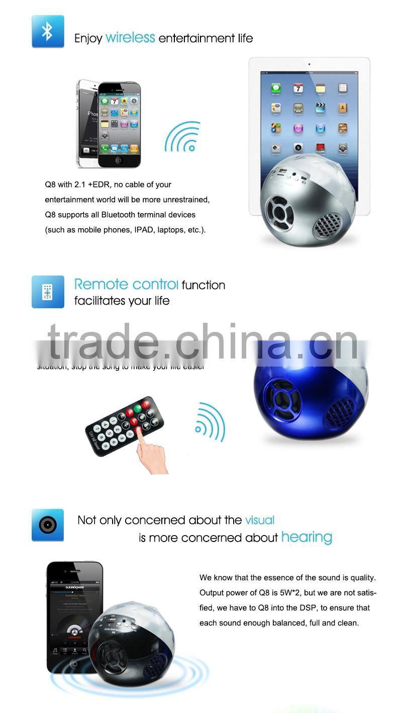aluminium alloy mini outdoor audio speaker, 3W*2 bluetooth audio receiver