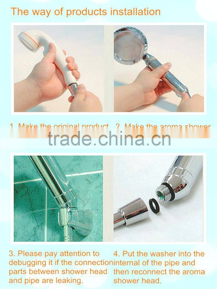 Shower Head with Ceramic Ball Filter/Aromas