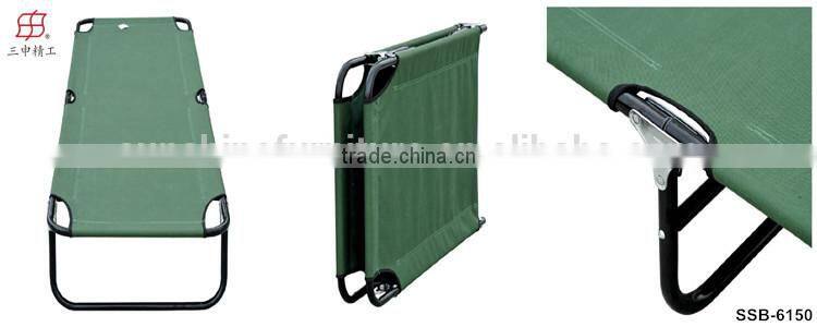 China Factory Home Bedroom Cheap Modern Steel Single Folding Beds