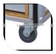 All steel snack car hotel service stainless steel trolley service designs trolley with glasses