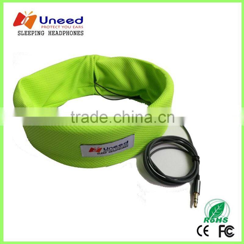 Works Great Cool meterial Headband Headphone Noise Cancelling Sports Headset