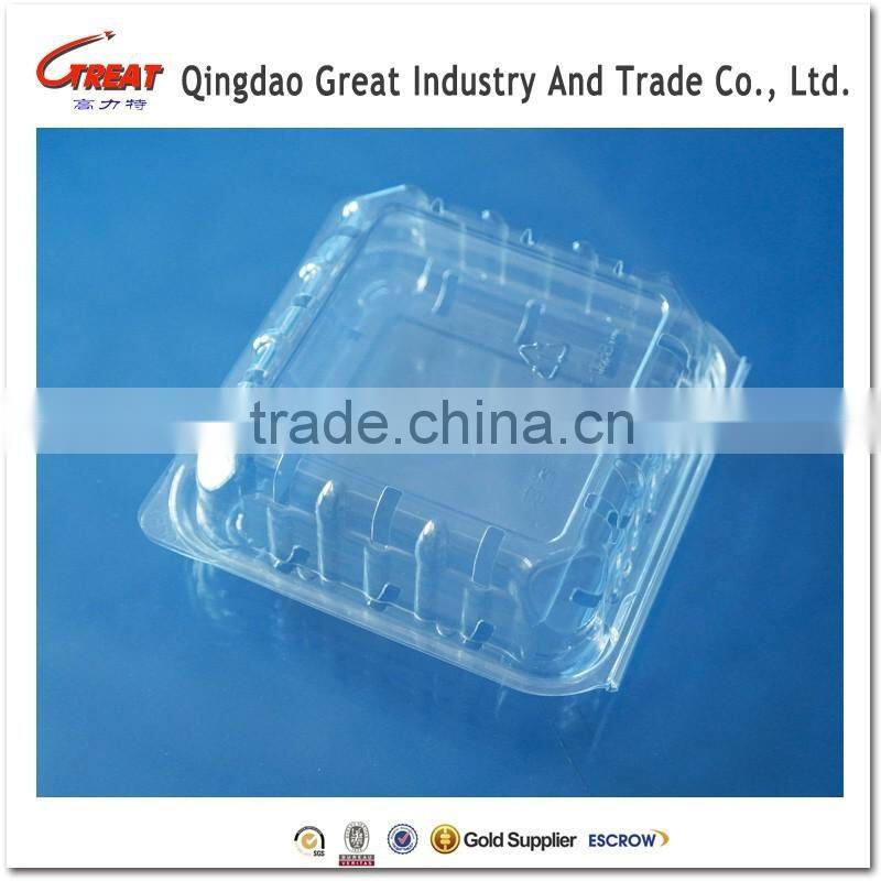 Disposable Plastic Blister Blueberry Clamshell Container Packaging