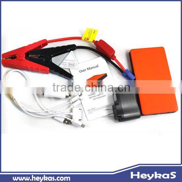 convenient Fast charge 4800mah emergency car jump starter power bank