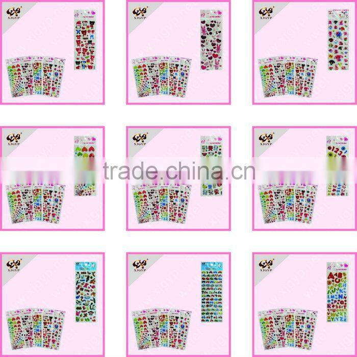 Various Decorative epoxy sticker for kids (EPOXY8319)