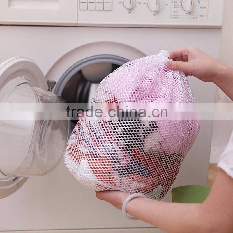 Polyester drawstring bag with locking