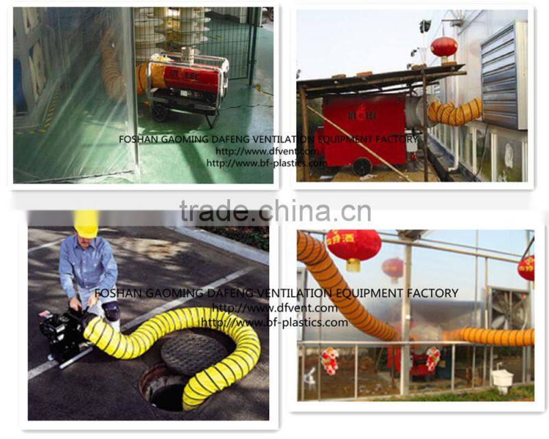 Drying blower ventilation flexible duct with carry and storage bag