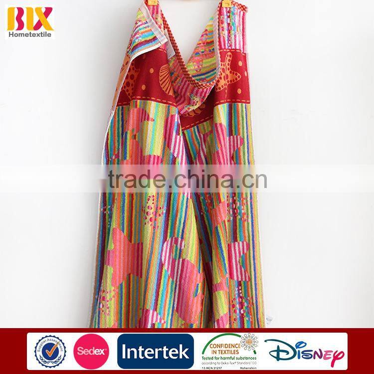 alibaba express new product star designs 100% cotton yarn dyed high quality beach towels