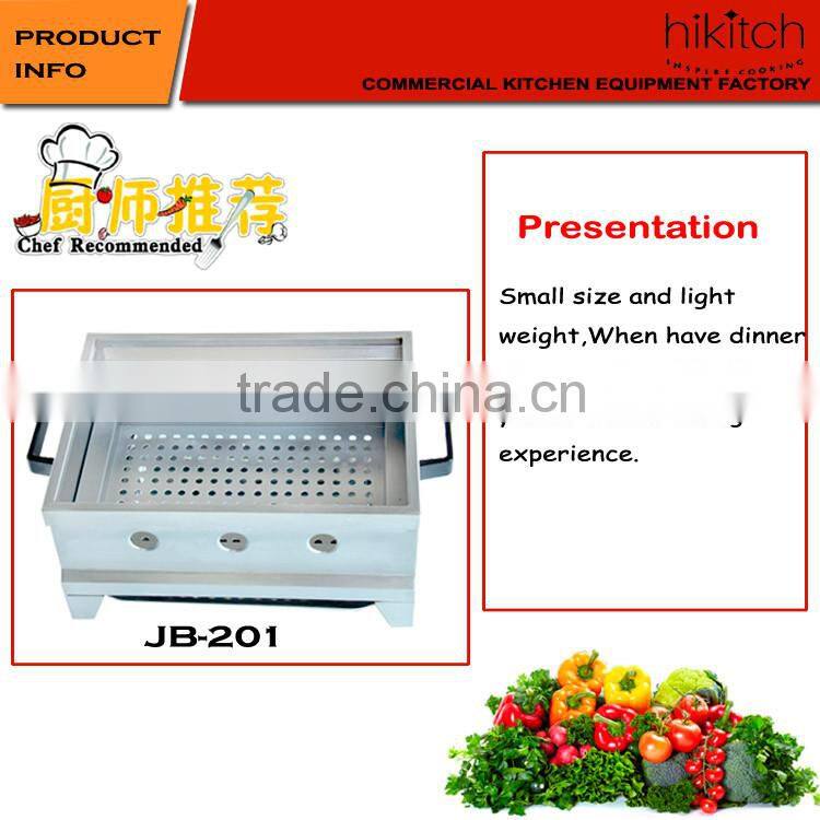 commercial charcoal barbecue fish pan
