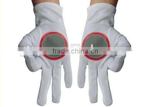white guard gloves