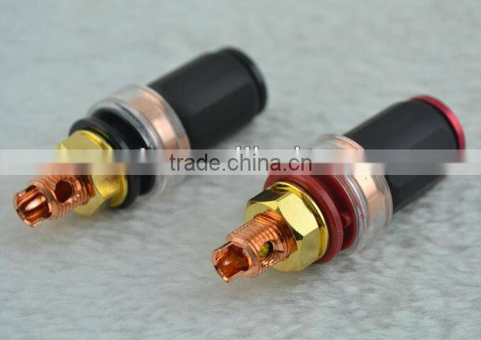Acrolink Red copper short binding post