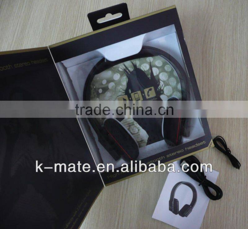 High Quality Bluetooth Stereo Headset for all Mobile Phone Bluetooth Earphone