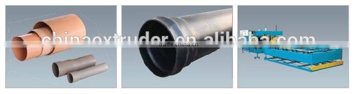 Large Diameter UPVC Solid Wall Pipe Extrusion