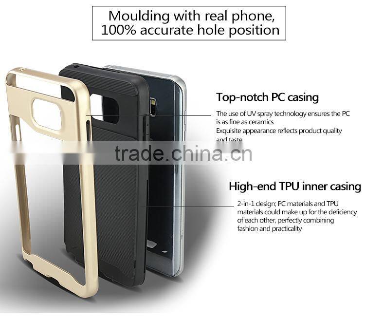 New Design Armor Case For Samsung Galaxy S6 Edge,Fashion 2 in 1 Armor mobile cell phone case for iphone 6