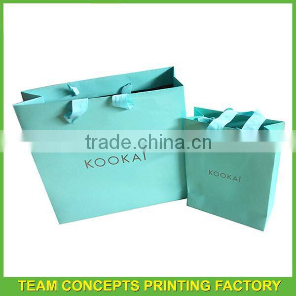Designer branded custom laminated paper bag