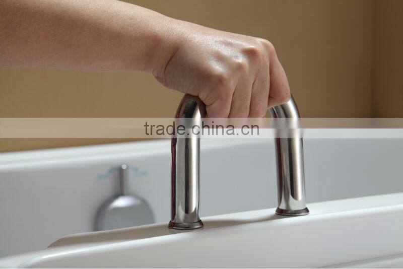 2014 acrylic Low Entry door corner handicap Bathroom Walk in Tub