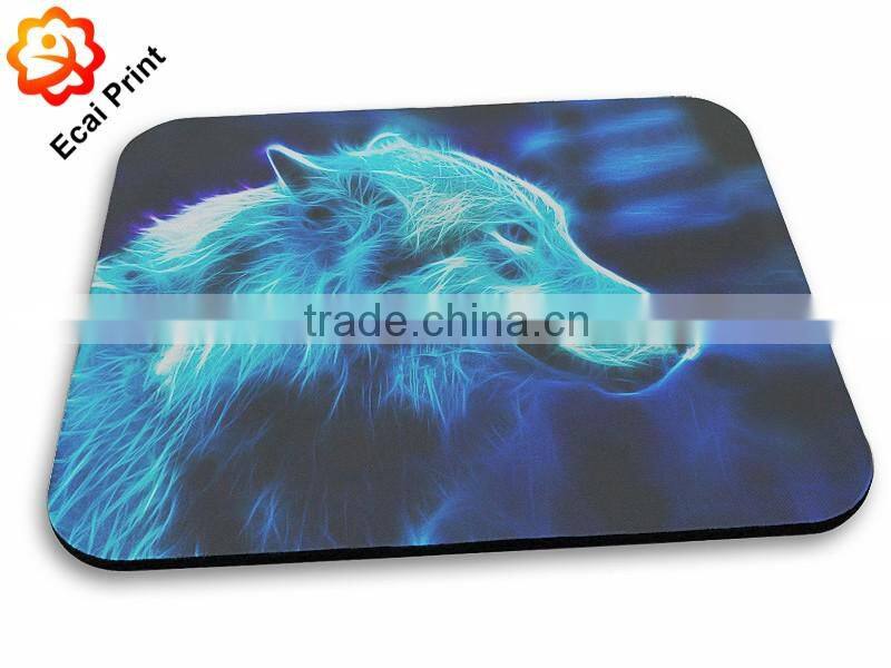 fashion personalized heat transfer printed sublimation rubber mouse pad