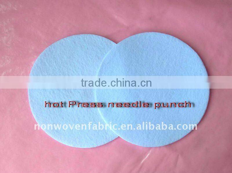 Needle punched fabric for makeup