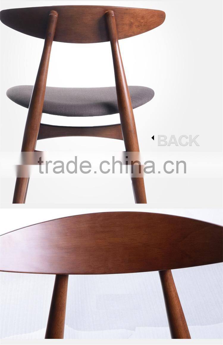 New design arrival solid wood Fabricc Hot sell fashionable dining chair No.Y358
