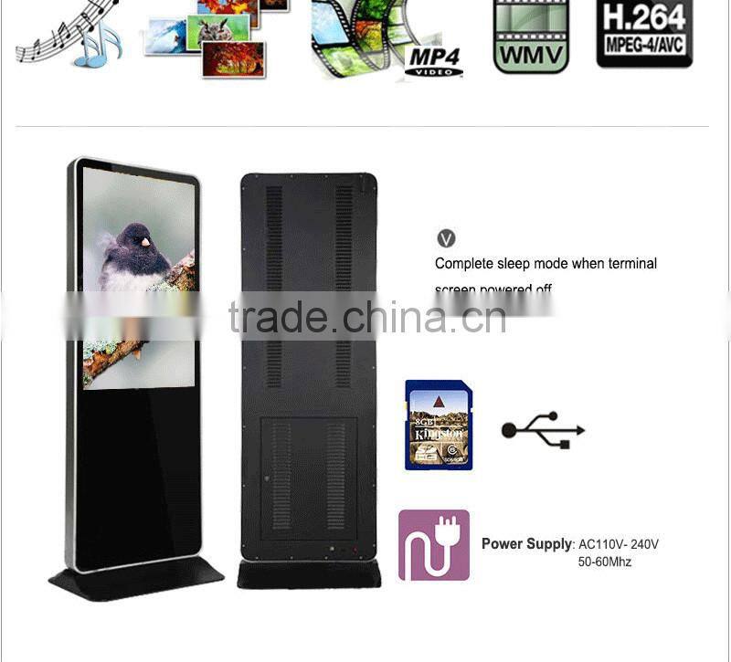 Led Commercial Advertising ad player digital signage kiosk