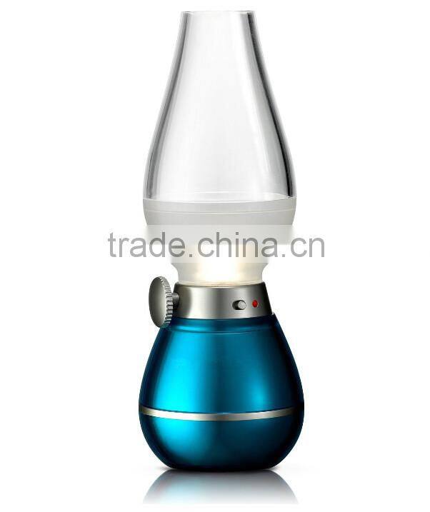 Creative Kerosene Oil Lamp Design with Dimmer Control Key for Indoor & Outdoor Use, Night Light, Reading Lights