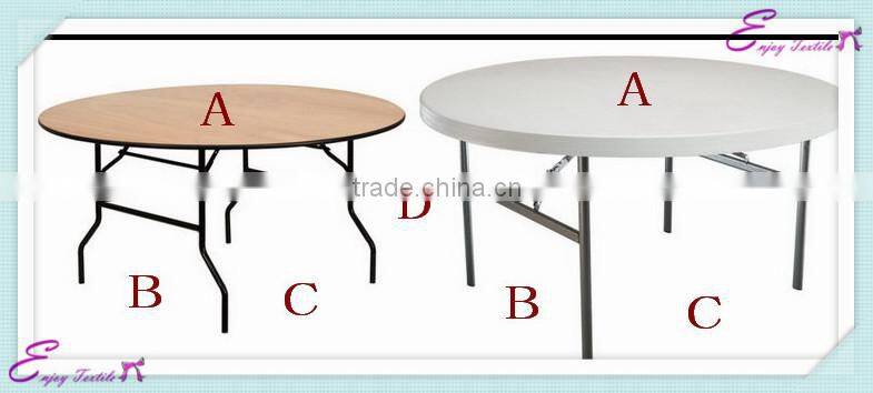 YHK#51 curly table skirt - polyester banquet wedding wholesale chair cover sash table cloth skirt linen