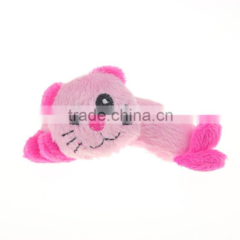 Short Plush Dog and Cat Toys Chew Squeaker Frog Toy Small Cat Plush Toys Small Dogs/Cat Scratch Toys C1008/C1009