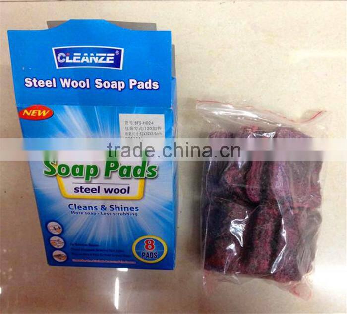 steel wool soap pad at different grade