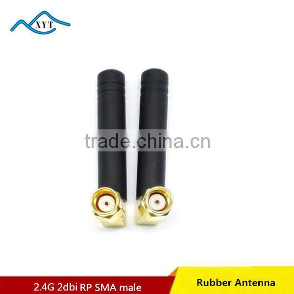 Factory Price Short 50mm Terminal Swivel SMA 2dbi antenna