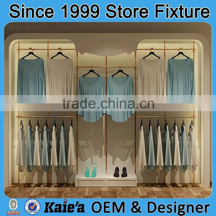 Hot sale products wood panel/clothing display rack store furniture