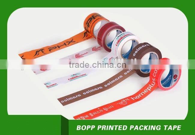 carton sealing customized adhesive tape, Logo Printed BOPP Packing Tape