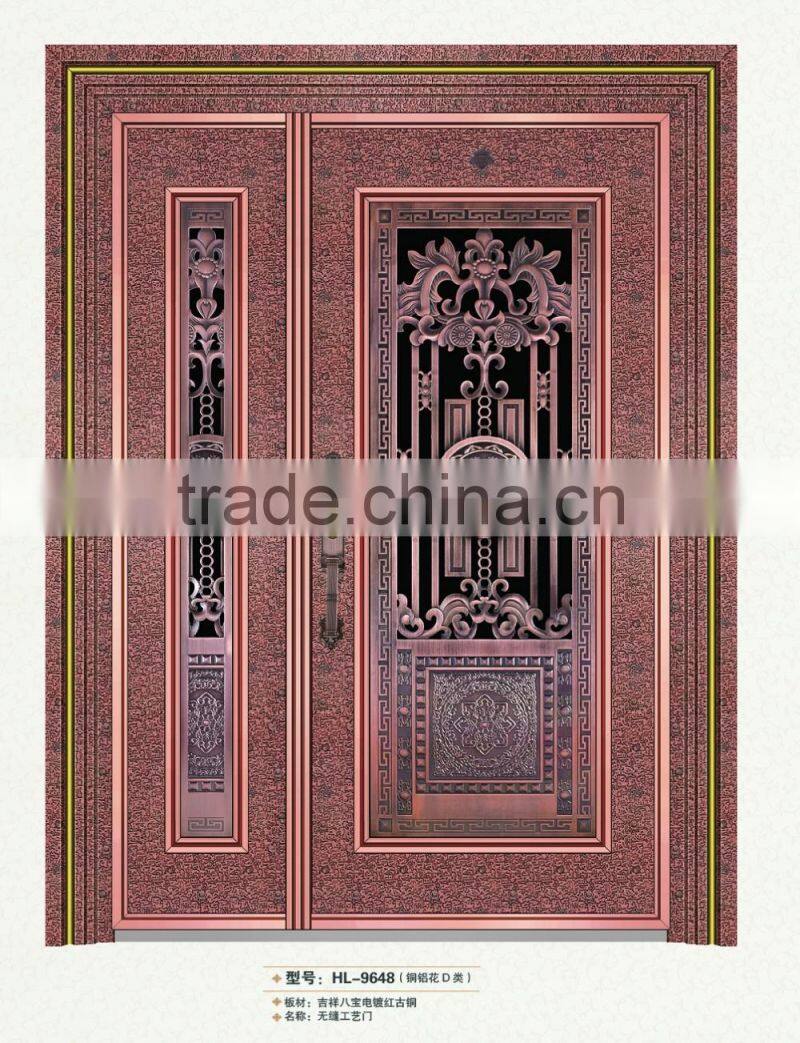 High Quanlity Cheap Turkey style stainless security steel seamless door