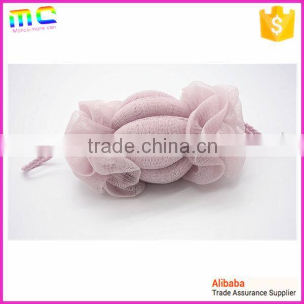 colorful Candy sweet mesh sponge balls with lace handle