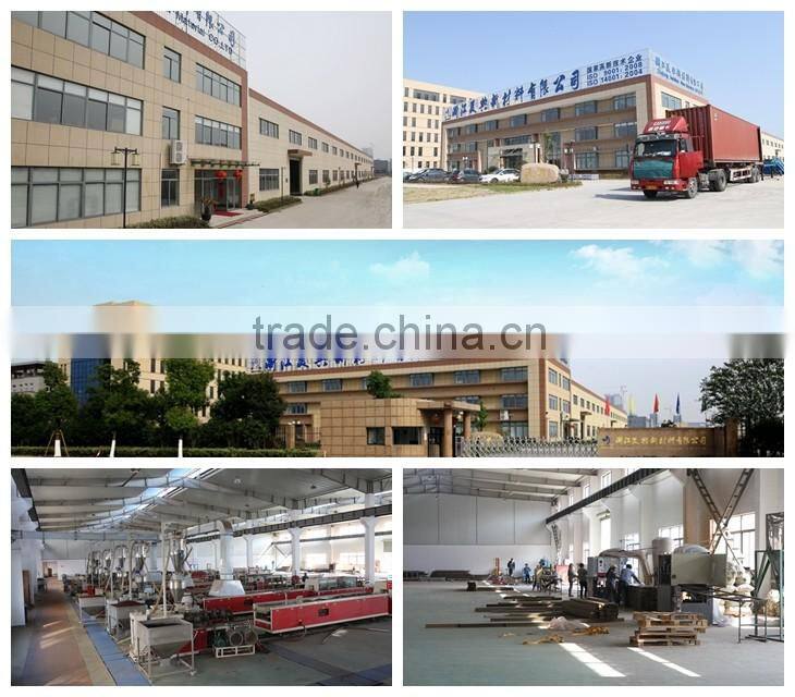 Cheap price less warping plastic wood plank flooring