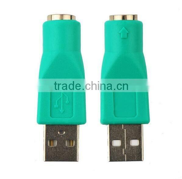 New USB Male To For PS2 Female Adapter Converter for Computer PC Keyboard Mouse