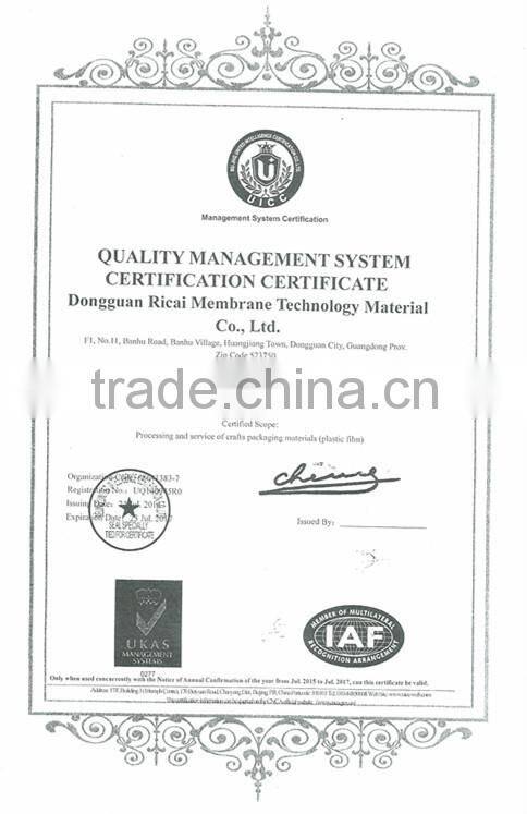 Decorative Sticker OPP Printing Transparent Gift Wrapping Paper