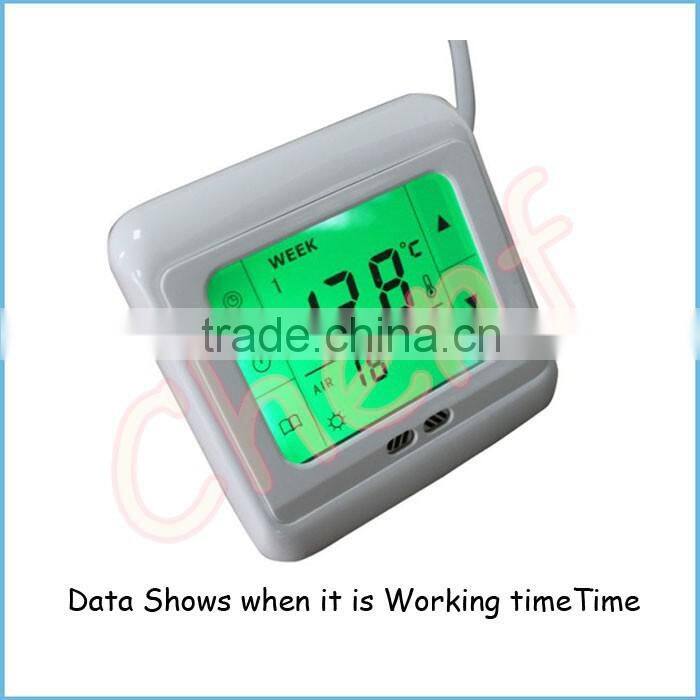 CE Approval Floor Heating Room Thermostat Weekly Programmable with LCD Display
