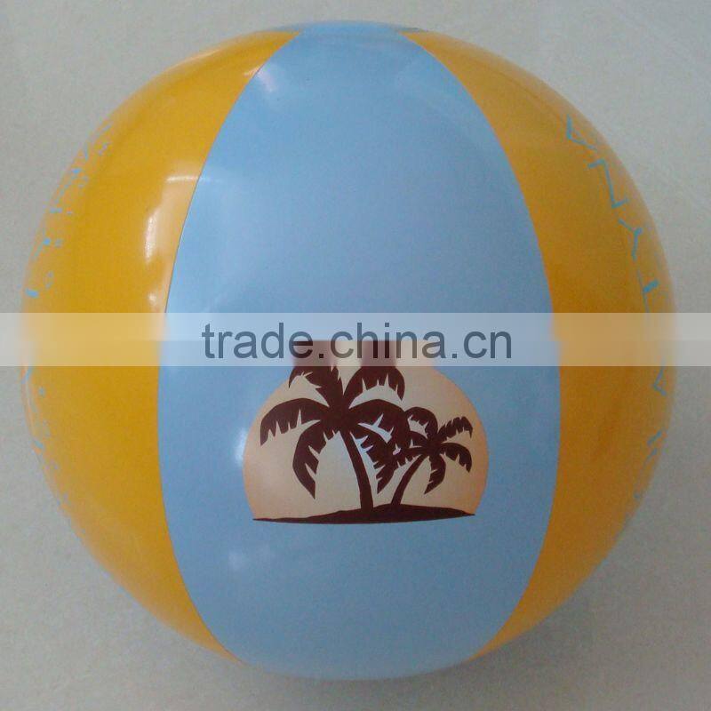 cheap blue and white inflatable promotion beach ball