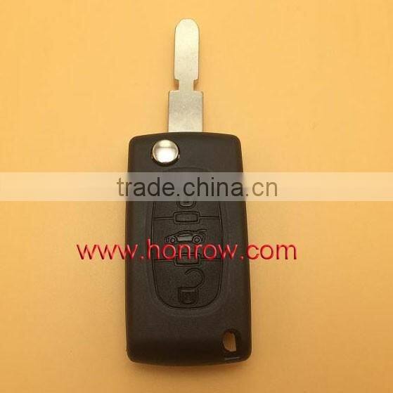 Good Price Citroen 406 balde 3 button remote key blank with trunk button ( NE78 Blade - Trunk - No battery place )