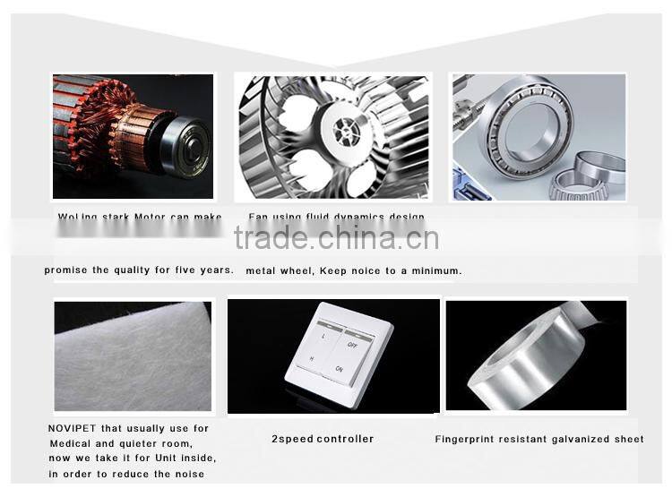 double flow fresh air ventilator