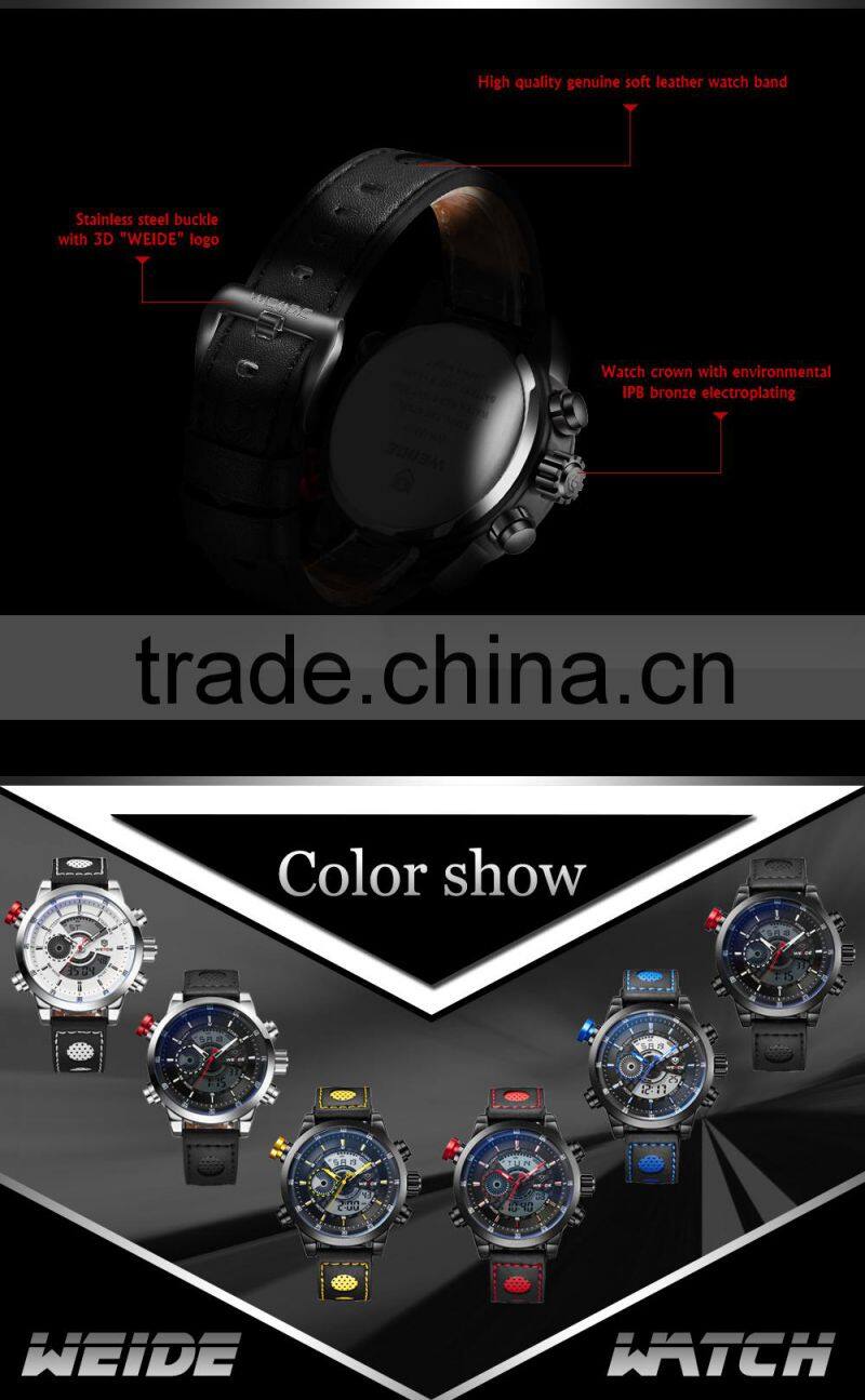 WEIDE Oem Wrist Watch Executive Watches Analog-digital watch Wholesale Price From China