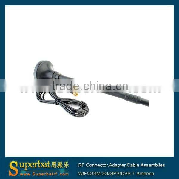 2.4GHz 9dBi Omni WIFI Antenna with extended cable RP-SMA Plug 2.4 wifi rubber antenna