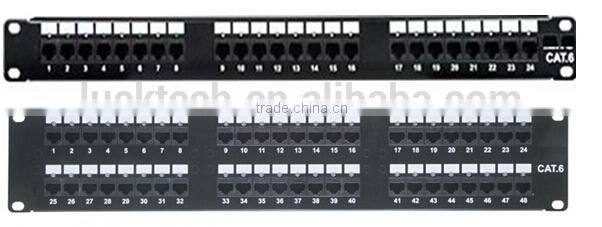 Lucktech Cat 6 LED monitoring 24 Port and 48 ports Patch Panel